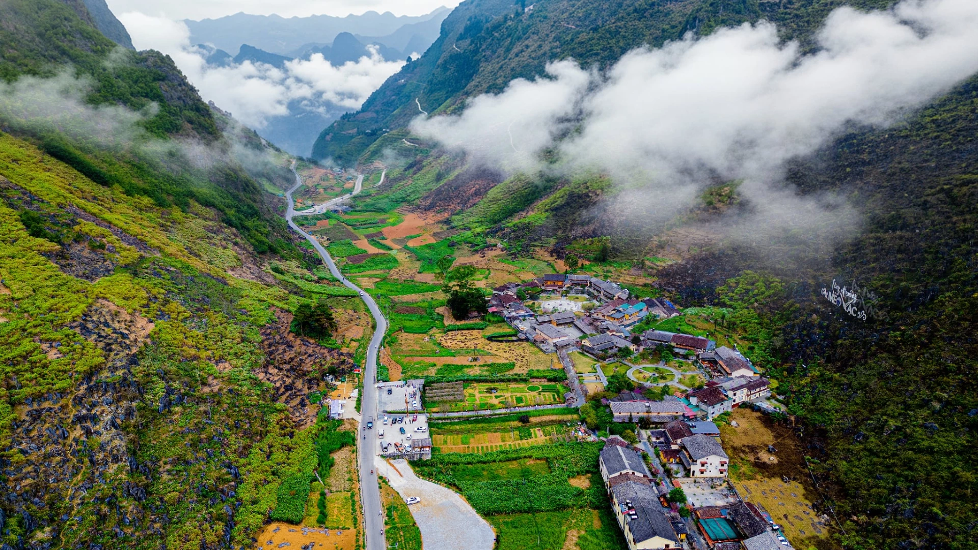 Làng văn hóa du lịch cộng đồng dân tộc Mông thôn Pả Vi Hạ, xã Mèo Vạc. Ảnh: Đức Huỳnh