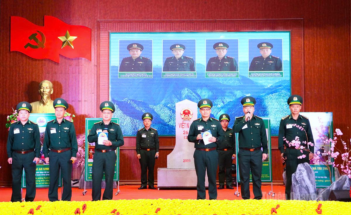 Phần thi tập thể của BĐBP Tuyên Quang tại Hội thi tiếng Mông khu vực 2 năm 2026.