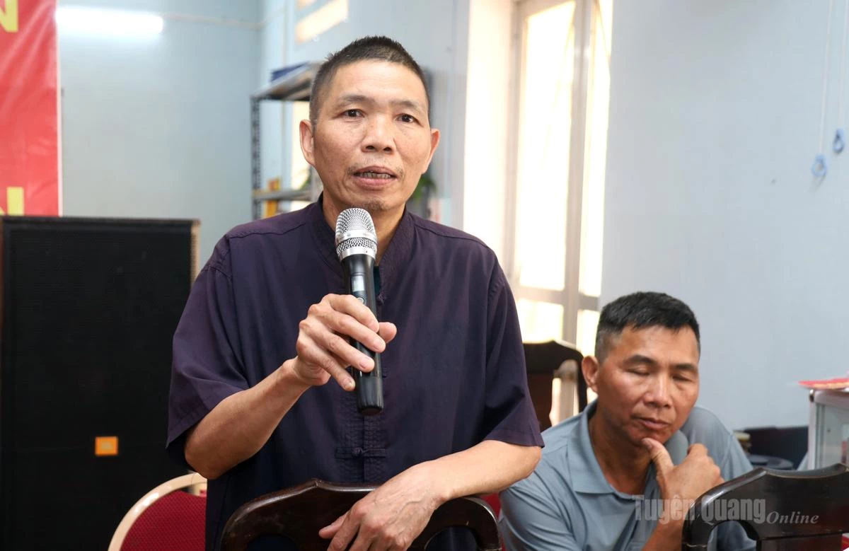 Cử tri xã Thượng Sơn đề nghị tỉnh chỉ đạo chủ đầu tư và đơn vị thi công khẩn trương đẩy nhanh tiến độ thi công các tuyến đường giao thông kết nối.