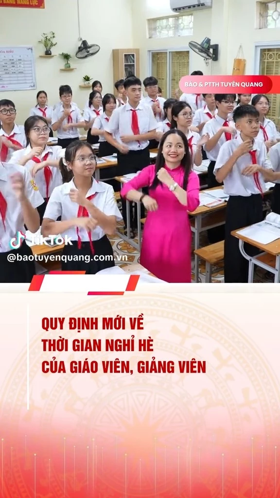 Quy định mới về thời gian nghỉ h&egrave; của gi&aacute;o vi&ecirc;n, giảng vi&ecirc;n
