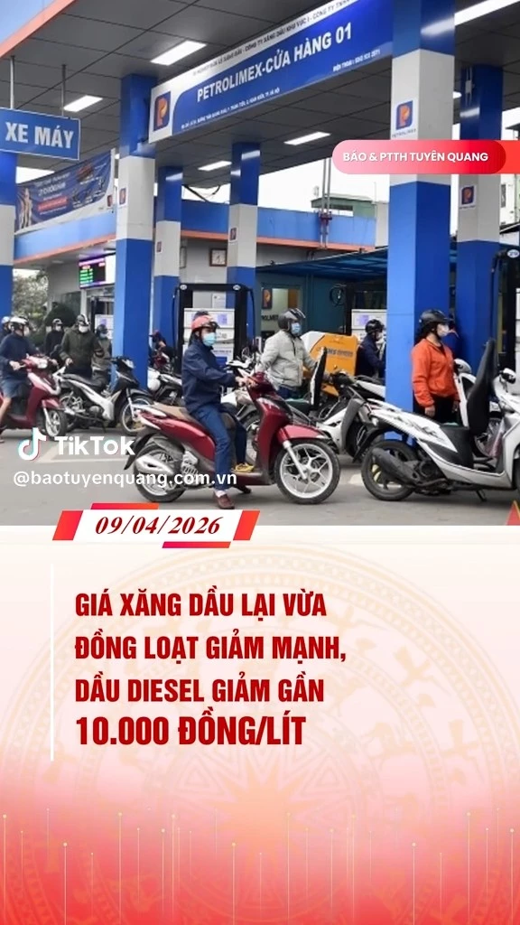 Gi&aacute; xăng dầu lại vừa đồng loạt giảm mạnh, dầu Diesel giảm gần 10.000 đồng/l&iacute;t