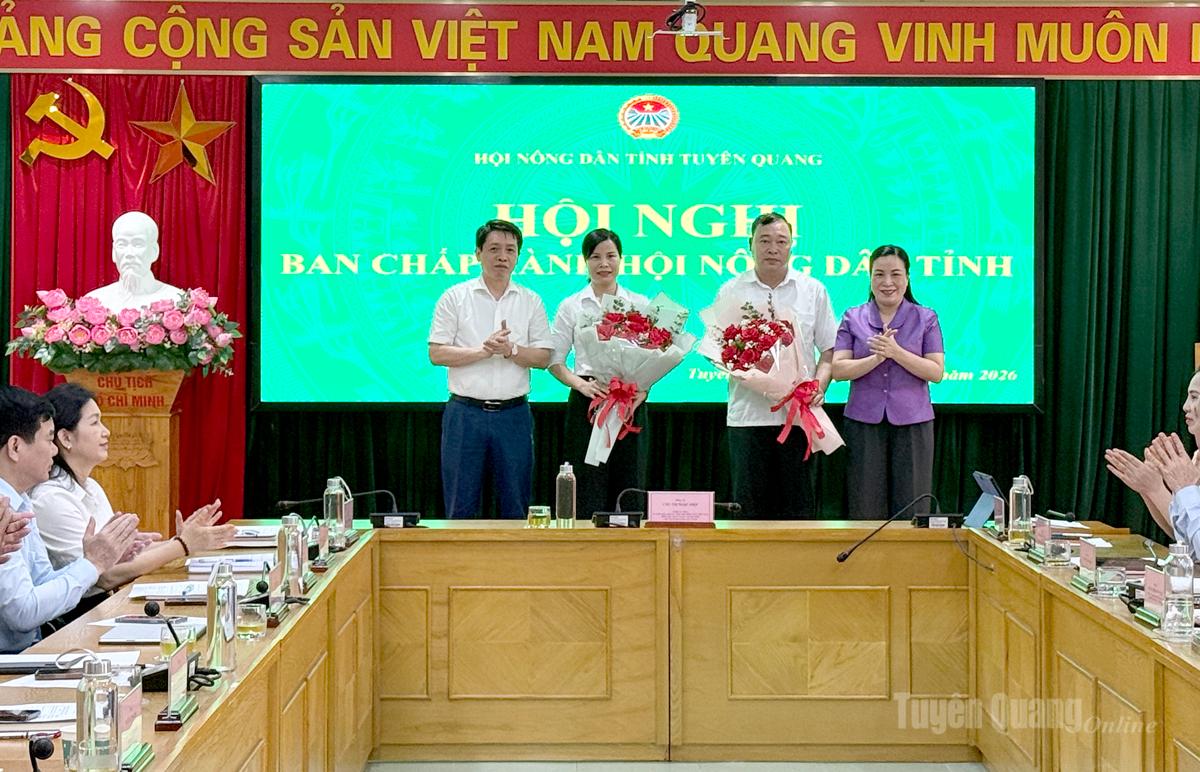 Bà Nguyễn Thị Tươi Minh, Phó Chủ tịch Hội Phụ nữ tỉnh, Trưởng Ban công tác Nông dân được tín nhiệm bầu giữ chức Phó Chủ tịch Hội Nông dân tỉnh Tuyên Quang, nhiệm kỳ 2025-2030.
