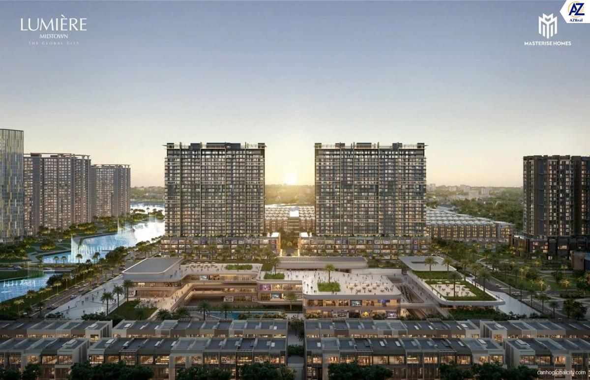 Phối cảnh căn hộ Lumiere Midtown dự án Global City