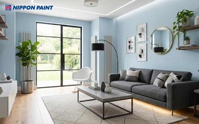 Màu xanh dương dễ ứng dụng nhờ đa dạng sắc độ, từ nhẹ nhàng đến hiện đại