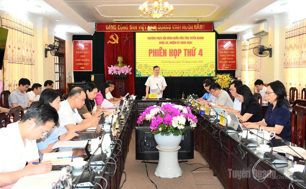 Các đại biểu dự phiên họp thứ 4.