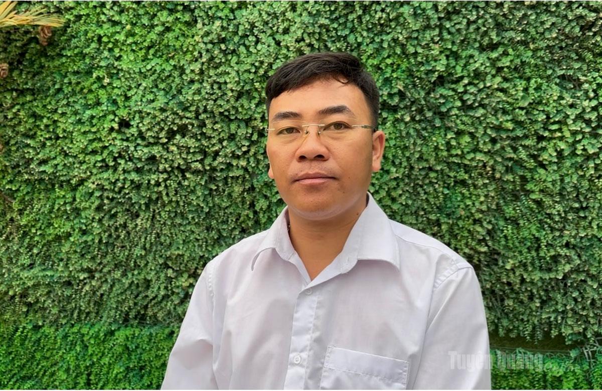 Đồng chí Giàng Minh Tuấn, Phó Chủ tịch UBND xã Thắng Mố.