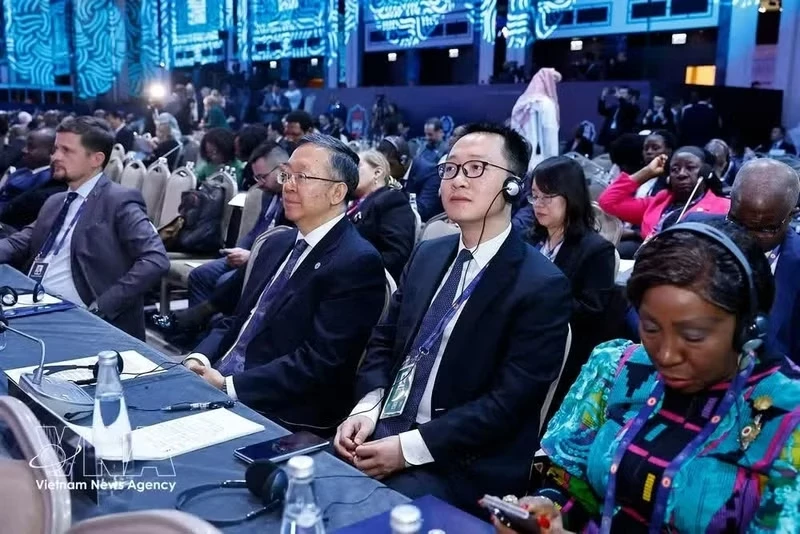 A view of the general debate of the 152nd Assembly of the Inter-Parliamentary Union (IPU-152) in Türkiye on April 16, 2026. (Photo: VNA)
