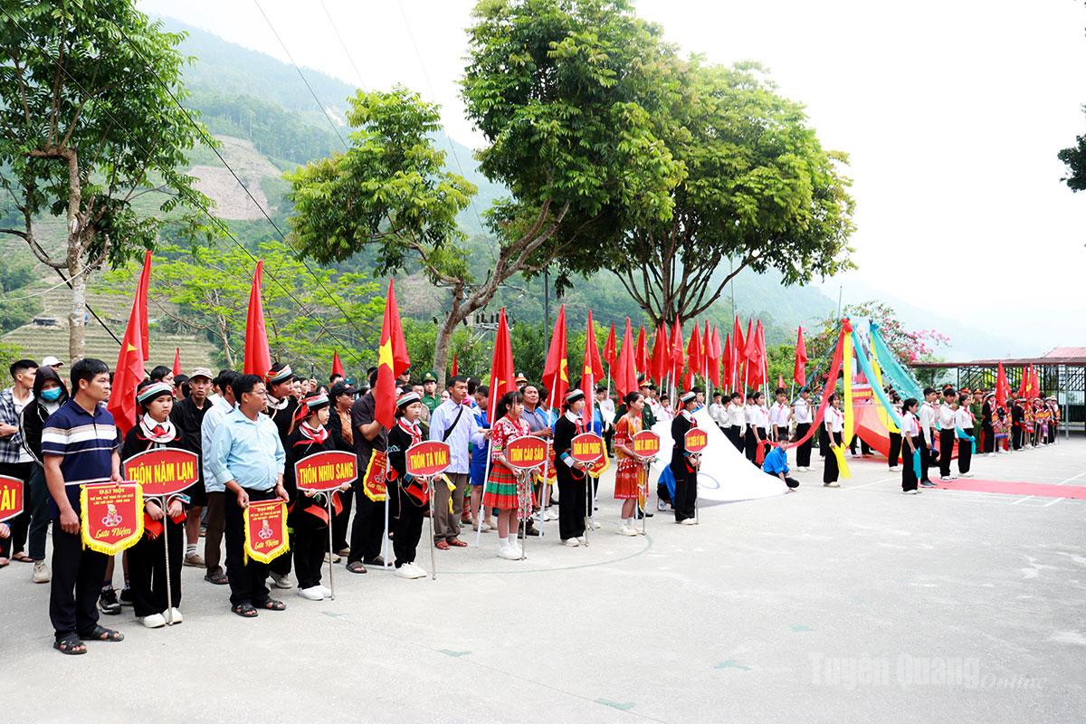Hơn 200 vận động viên tham gia Đại hội Thể dục thể thao xã Lao Chải lần thứ I năm 2026.