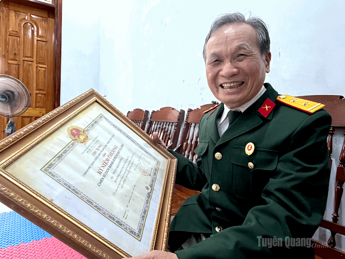 Cựu chiến binh Đặng Xuân Trường.