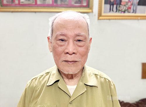 Cựu chiến binh Đỗ Tiến, 
tổ dân phố Tân Quang 16, phường 
Minh Xuân.