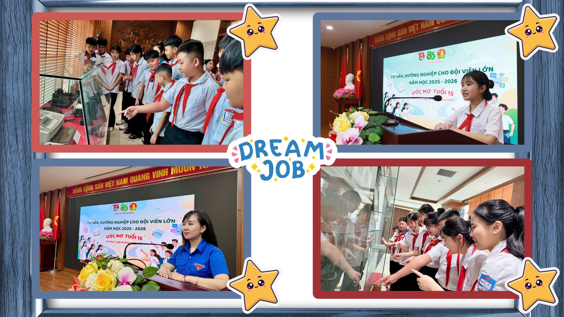 Tỉnh đoàn, Hội đồng Đội tỉnh tổ chức Chương trình tư vấn, hướng nghiệp cho đội viên lớn năm học 2025 – 2026.