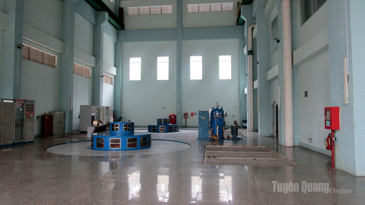 Hai tổ máy Nhà máy thủy điện Bắc Bình.