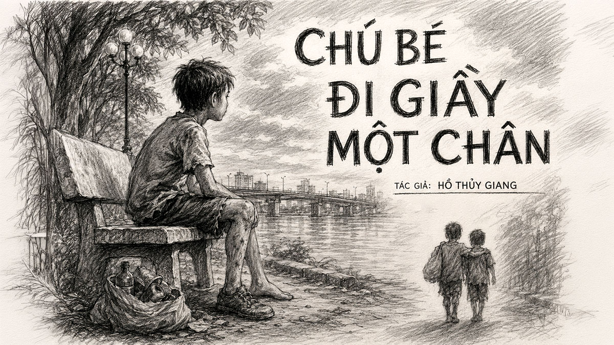 Truyện ngắn: Ch&uacute; b&eacute; đi giầy một ch&acirc;n