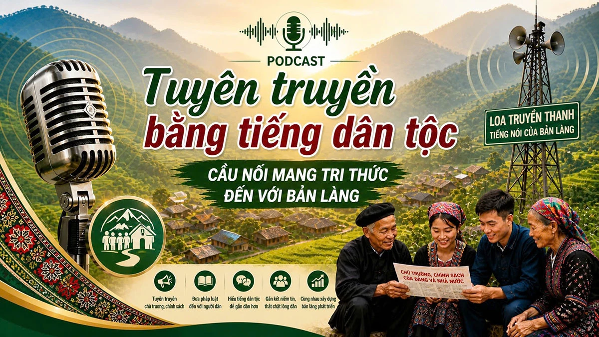 Tuy&ecirc;n truyền bằng tiếng d&acirc;n tộc  - cầu nối mang tri thức đến với bản l&agrave;ng