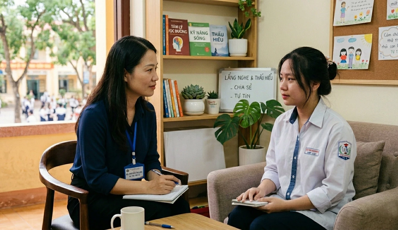 Tư vấn t&acirc;m l&yacute; học đường &ndash; lắng nghe v&agrave; thấu hiểu học sinh