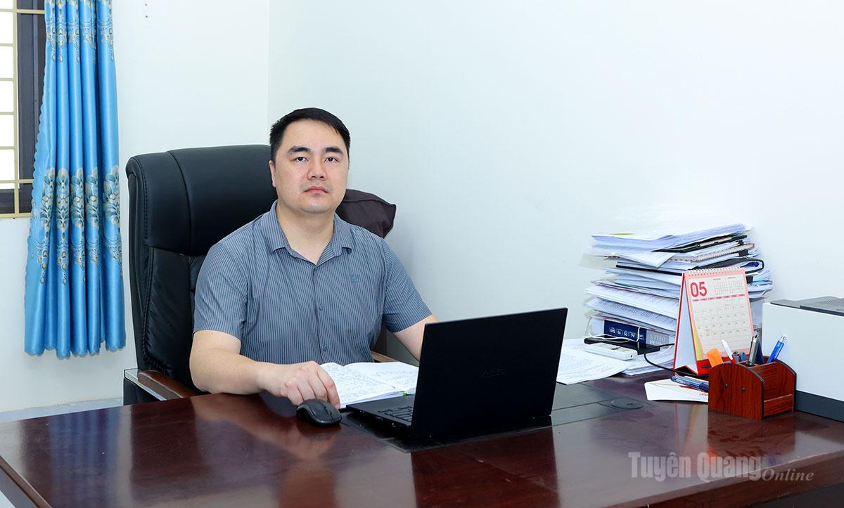 Đồng chí Hà Đình Đạt, Phó Chủ tịch Thường trực UBND xã Tri Phú.