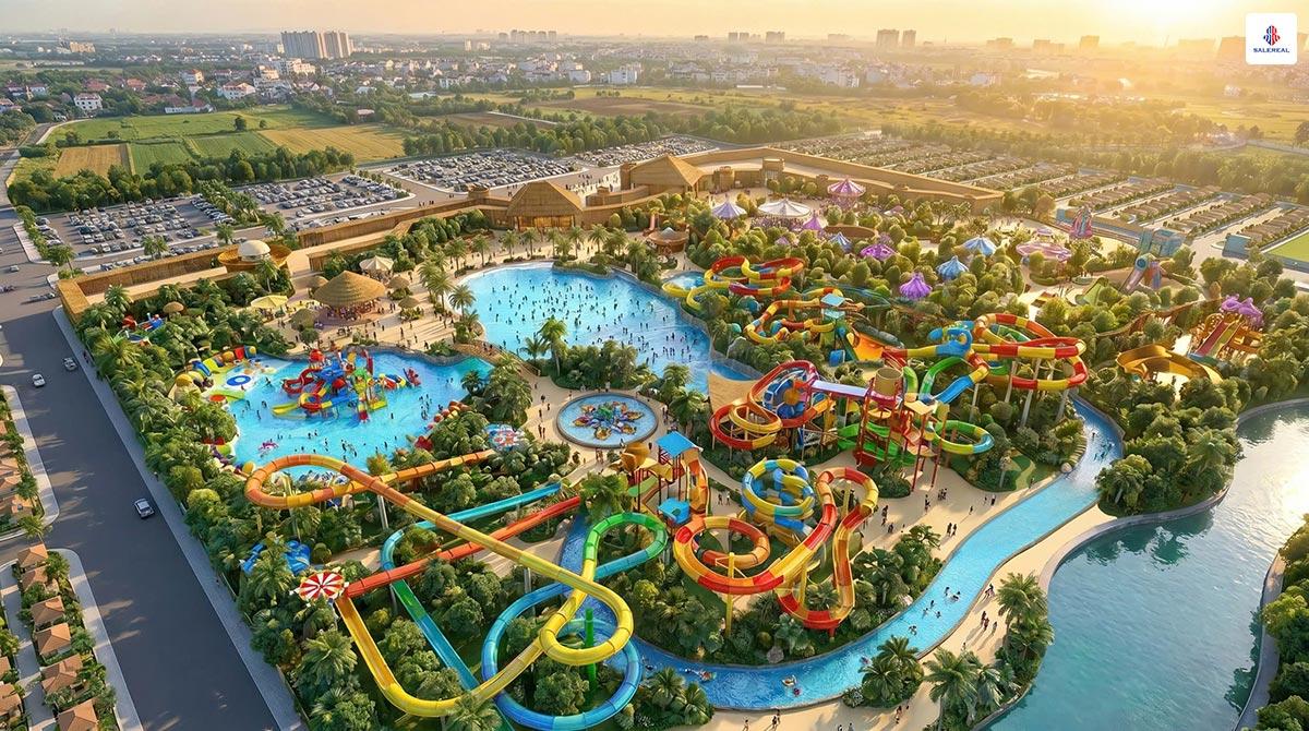 Minh họa công viên Vinwonders tại Vinhomes Hóc Môn