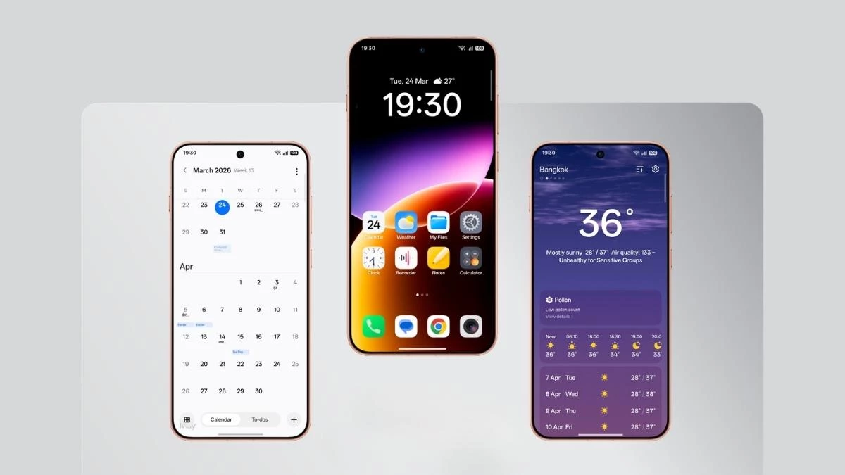 OPPO X9s dùng giao diện ColorOS 16.0 trên Android 16