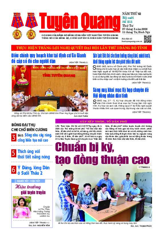 B&aacute;o Tuy&ecirc;n Quang số 211