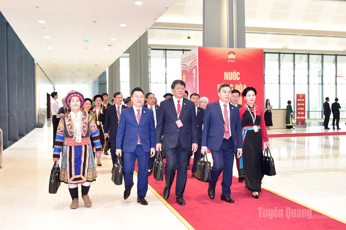 Đoàn đại biểu tỉnh Tuyên Quang do đồng chí Ma Thế Hồng, Phó Bí thư Tỉnh ủy, Chủ tịch Ủy ban MTTQ Việt Nam tỉnh làm Trưởng đoàn dự Đại hội.