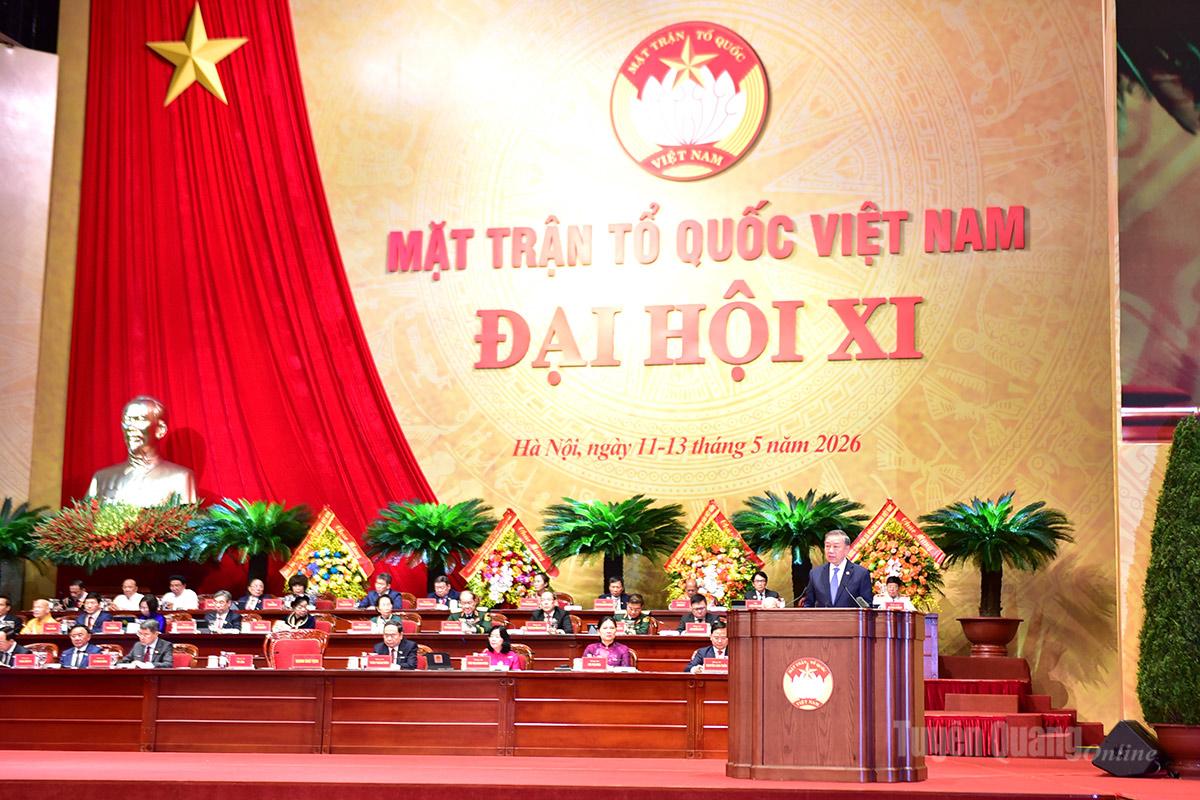 Tổng Bí thư, Chủ tịch nước Tô Lâm phát biểu chỉ đạo Đại hội.