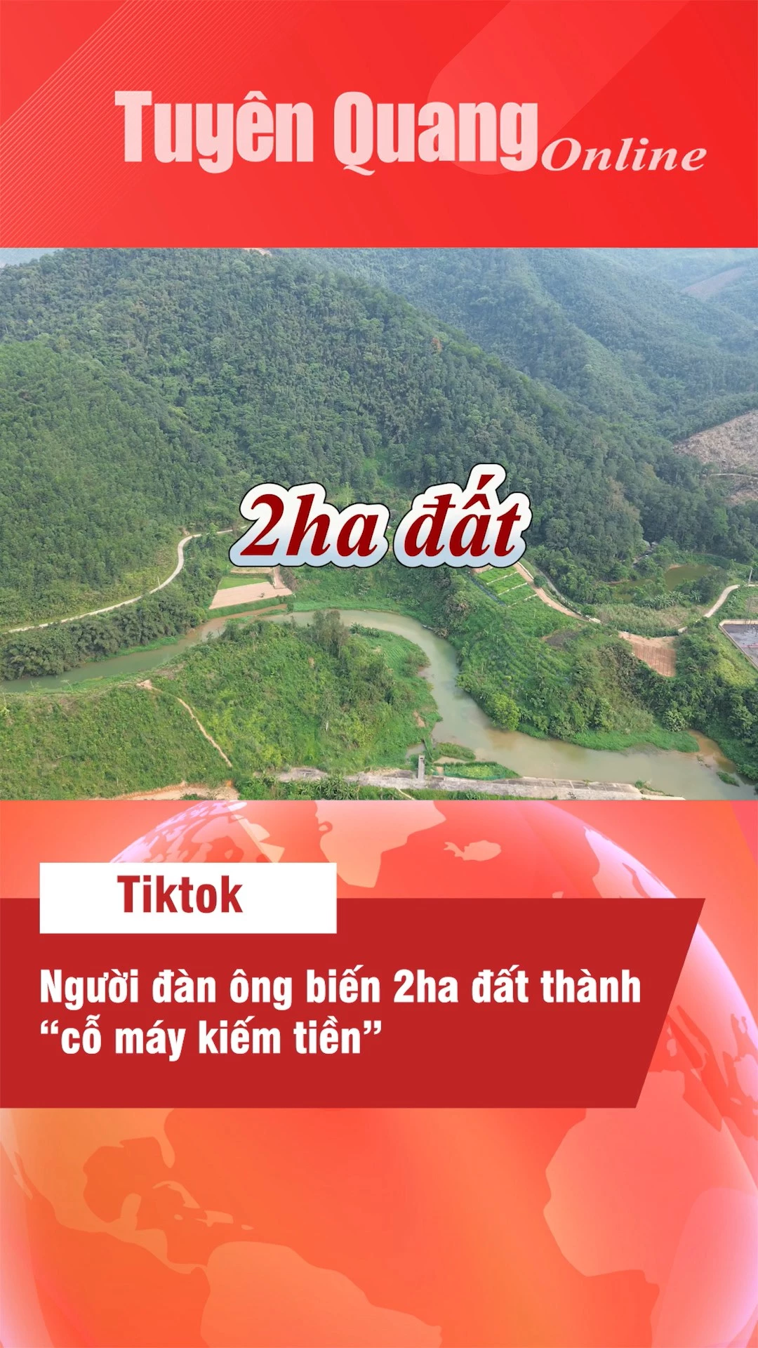 Người đ&agrave;n &ocirc;ng biến 2ha đất th&agrave;nh &ldquo;cỗ m&aacute;y kiếm tiền&rdquo;