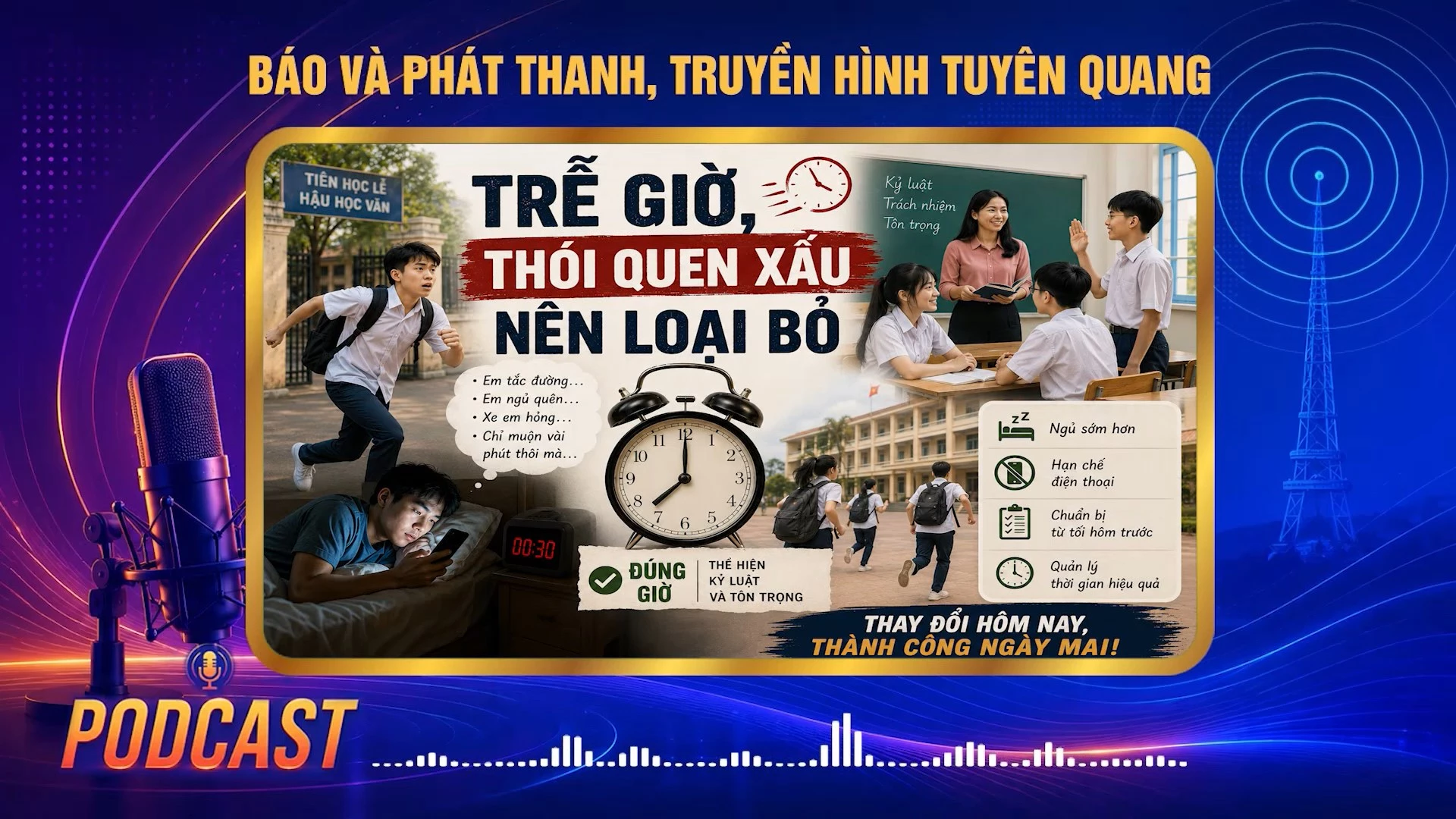 Trễ giờ, th&oacute;i quen xấu n&ecirc;n loại bỏ