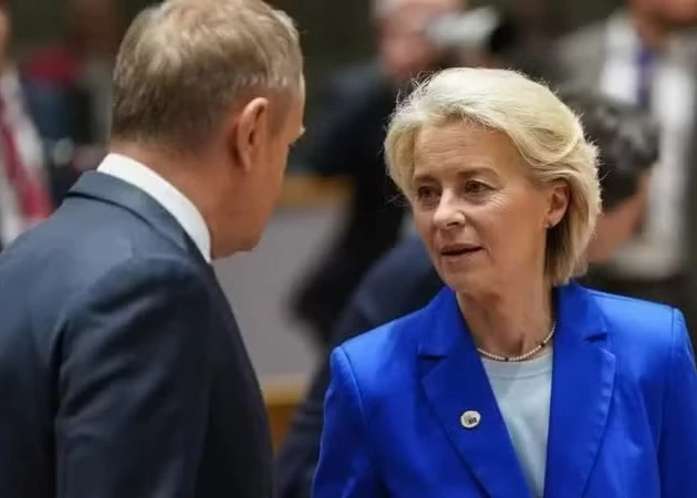President of the European Commission Ursula von der Leyen ahead of the EU Summit in Brussels, Belgium, on March 19, 2026. (Photo: XINHUA)