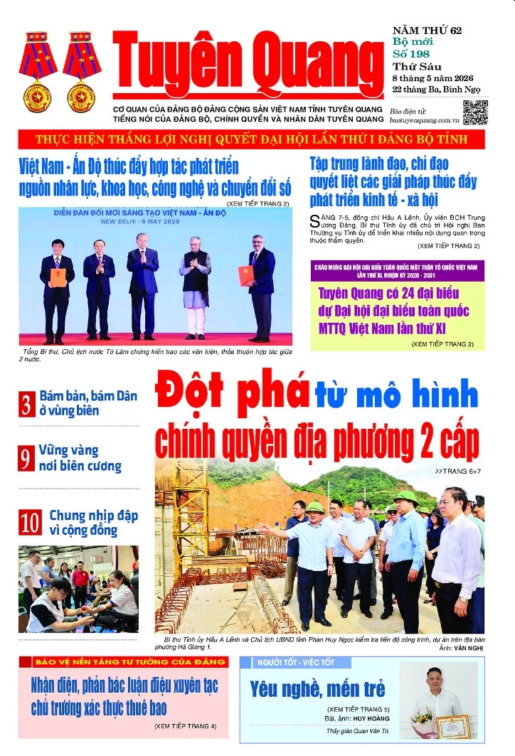 B&aacute;o Tuy&ecirc;n Quang số 198