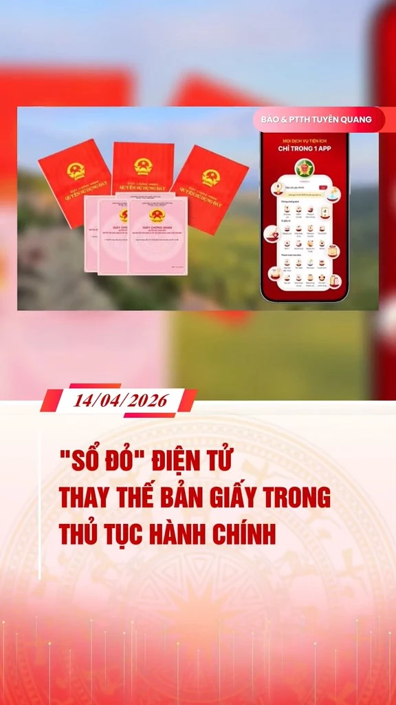 Ch&iacute;nh thức d&ugrave;ng sổ đỏ điện tử thay thế bản giấy trong thủ tục h&agrave;nh ch&iacute;nh