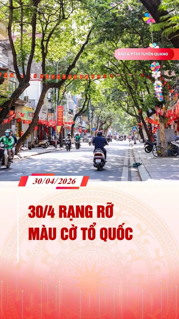 Rạng rỡ m&agrave;u cờ Tổ quốc ng&agrave;y 30/4