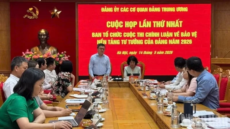 Tiếp tục tạo dấu ấn cho Cuộc thi ch&iacute;nh luận bảo vệ nền tảng tư tưởng của Đảng 2026