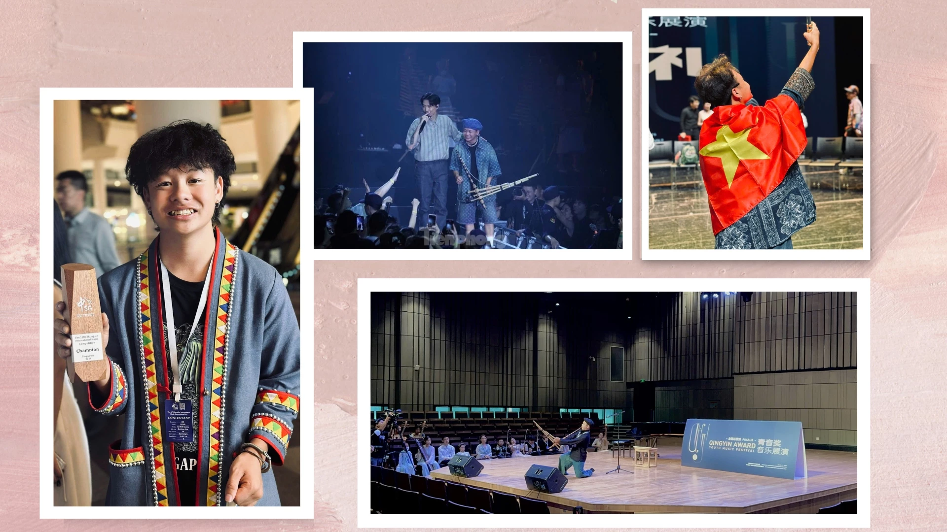 Ly Mi Cuong performs on domestic and international stages.