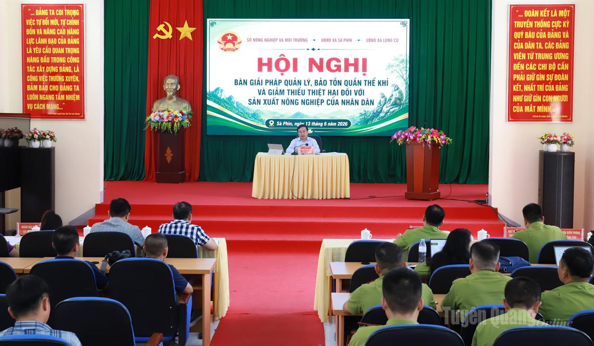 Hội nghị bàn giải pháp quản lý, bảo tồn quần thể khỉ và giảm thiểu thiệt hại đối với sản xuất nông nghiệp