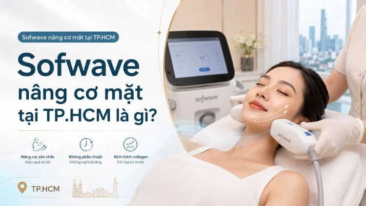 Minh họa công nghệ Sofwave kích thích collagen không xâm lấn