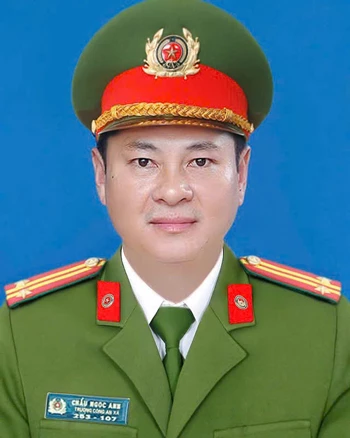 Thượng tá Chẩu Ngọc Anh, Trưởng Công an xã Thái Bình