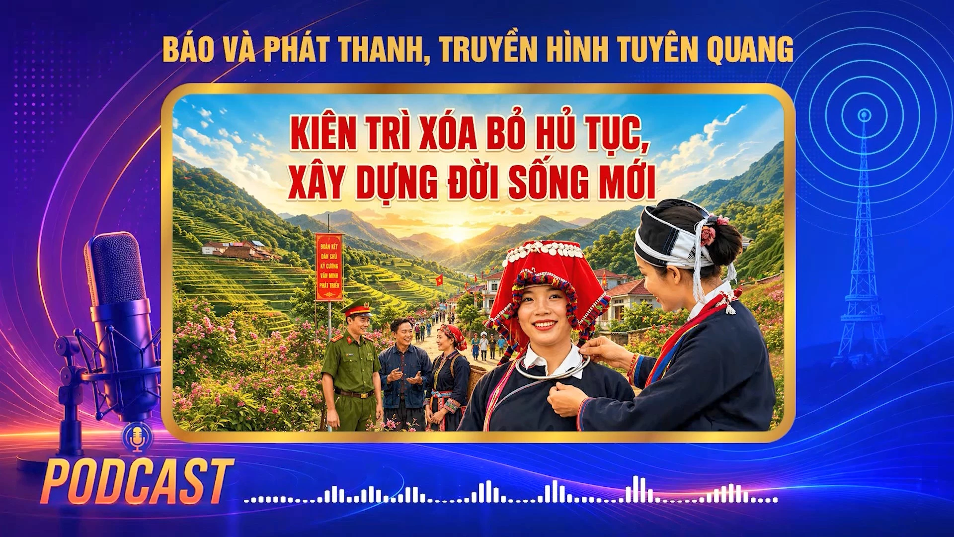 Ki&ecirc;n tr&igrave; x&oacute;a bỏ hủ tục, x&acirc;y dựng đời sống mới