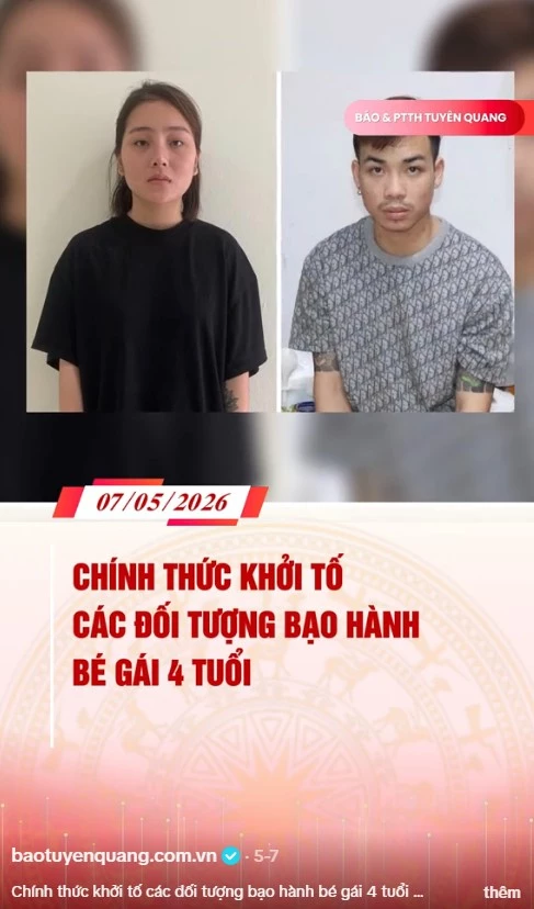 Ch&iacute;nh thức khởi tố c&aacute;c đối tượng bạo h&agrave;nh b&eacute; g&aacute;i 4 tuổi