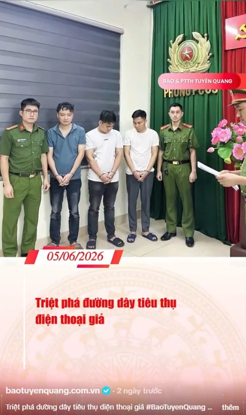 Triệt ph&aacute; đường d&acirc;y ti&ecirc;u thụ điện thoại giả