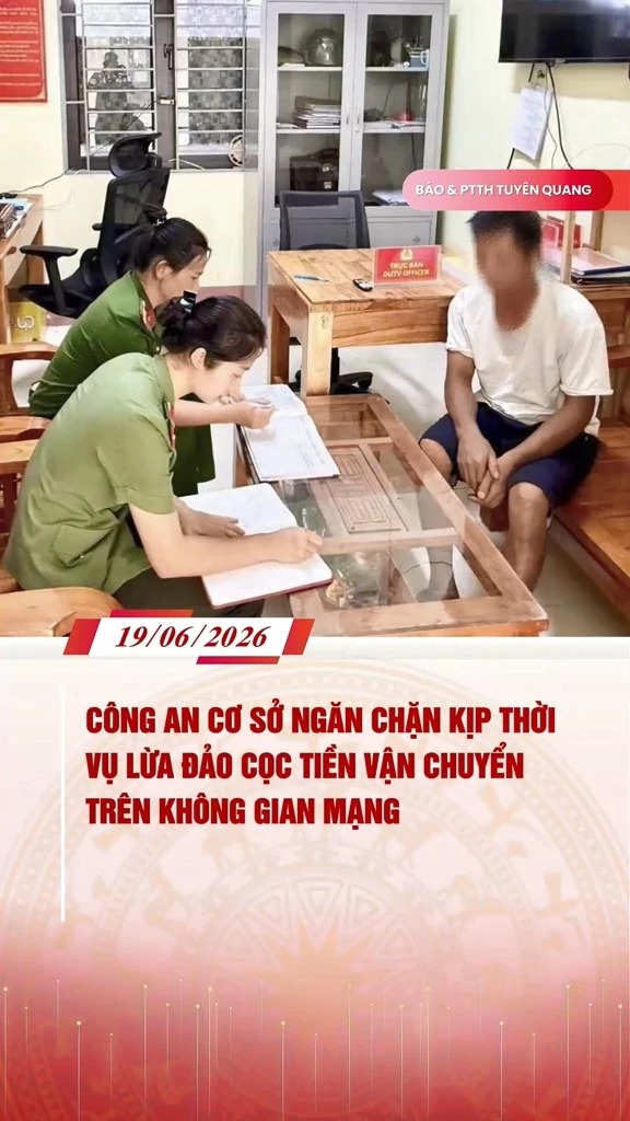 C&ocirc;ng an cơ sở ngăn chặn kịp thời vụ lừa đảo cọc tiền vận chuyển tr&ecirc;n kh&ocirc;ng gian mạng