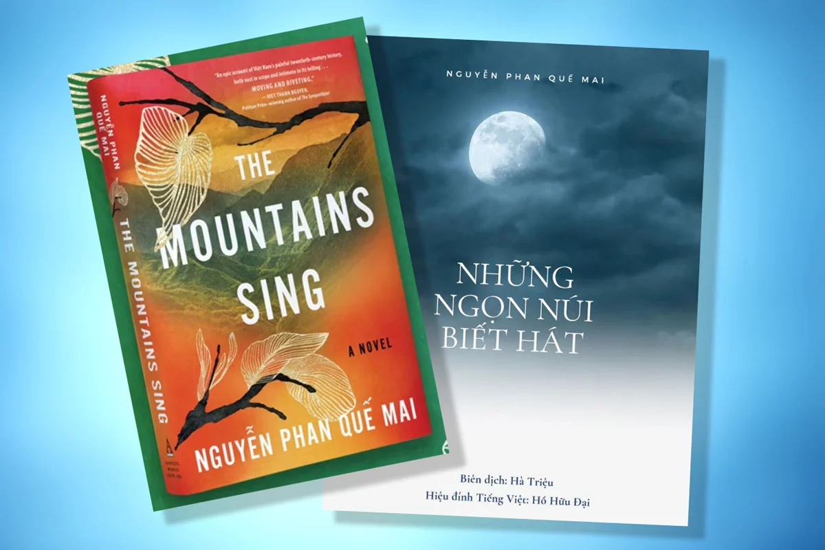 Cuốn sách nói về chiến tranh với những nỗi đau và sự tha thứ, (bìa sách bản tiếng Anh và bản tiếng Việt).