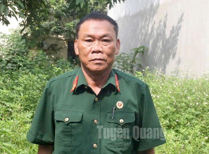 Chân dung cựu chiến binh Nguyễn Hồng Thanh.