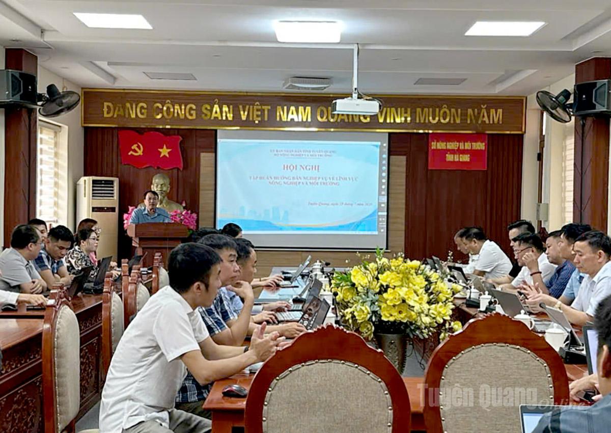 Học viên tham gia chương trình tập huấn tại điểm cầu phường Hà Giang 1.