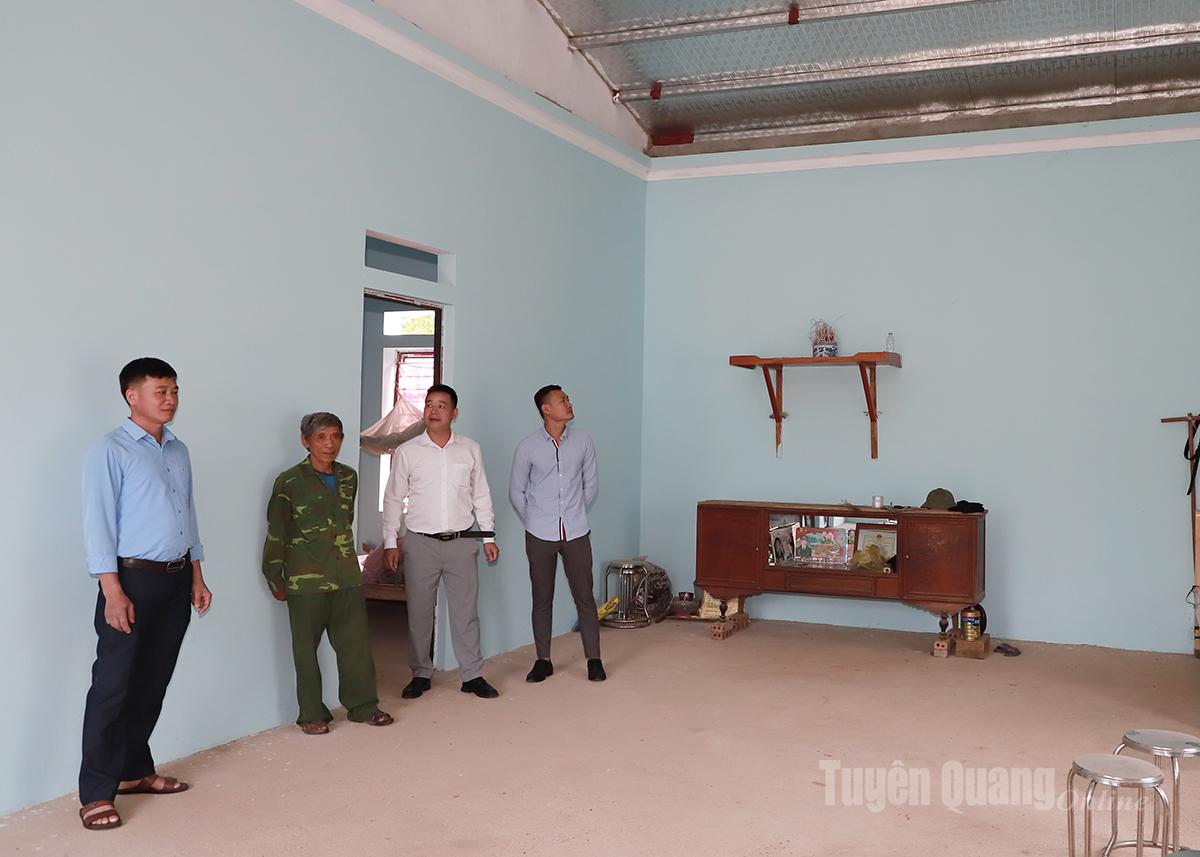 Gia đình Cựu chiến binh Vàng Văn Lương, thôn Mỹ, xã Vị Xuyên đã có ngôi nhà khang trang, kiên cố.