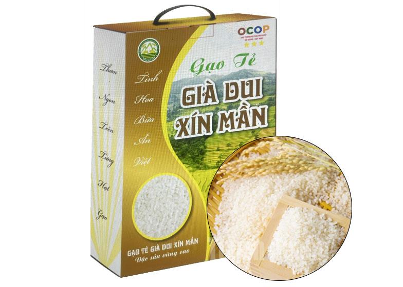 Gạo tẻ Già Dui Xín Mần.