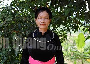 Bà Nông Thị Uyến, thôn Bản Thác, xã Yên Hoa
