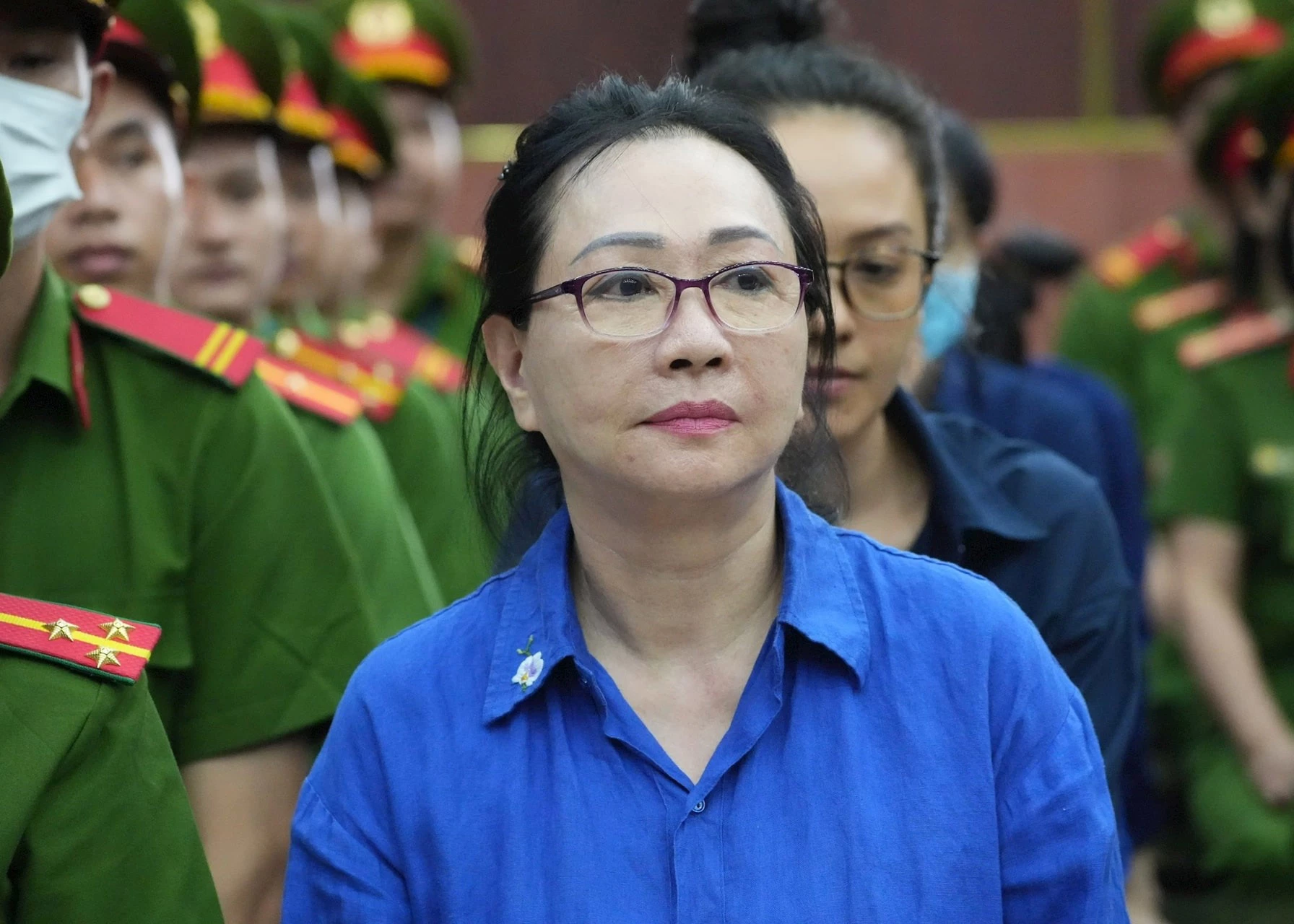 Bà Trương Mỹ Lan. Ảnh Nghiêm Ý

