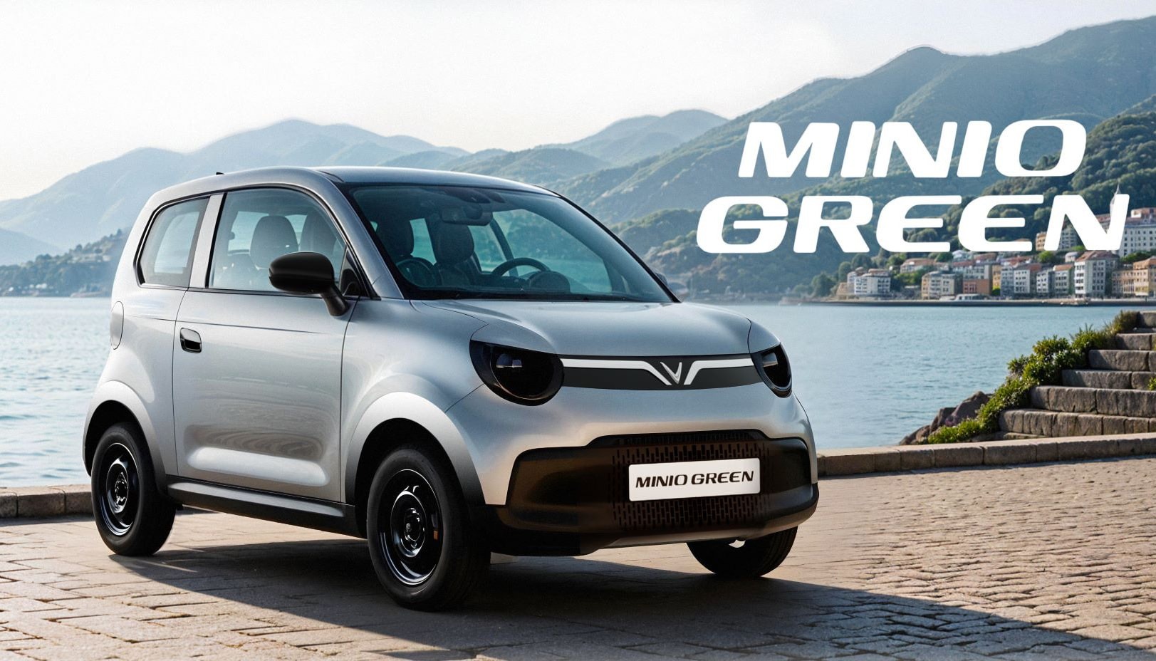 Xe Mini Green có kích thước nhỏ hơn VF 3 và hướng tới phục vụ dịch vụ vận tải hành khách đô thị. Ảnh: VinFast