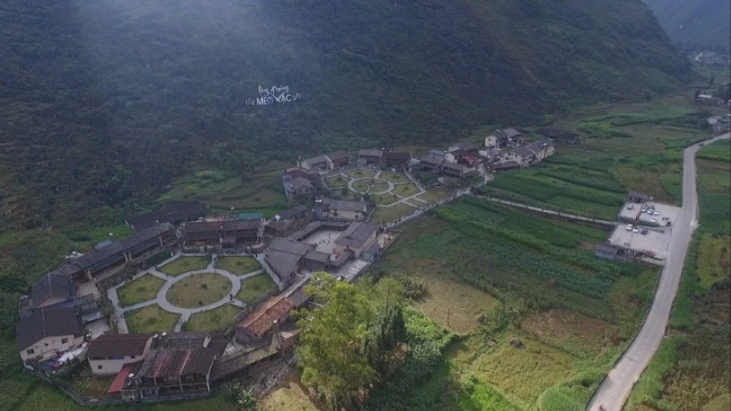 Làng Văn hóa Du lịch cộng đồng dân tộc HMông thôn Pả Vi Hạ, xã Mèo Vạc, tỉnh Tuyên Quang. (Ảnh TN)