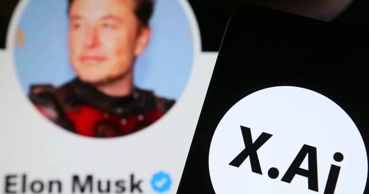 Biểu tượng của xAI, công ty về trí tuệ nhân tạo của tỷ phú Elon Musk. (Nguồn: CNBC)